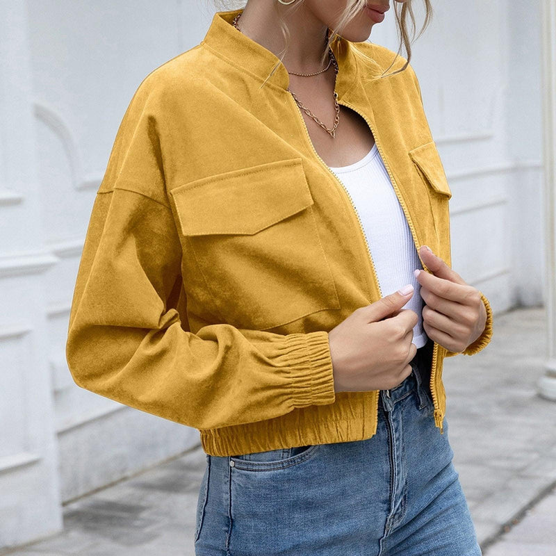 Stylish Women's Jacket | Versatile and Comfortable-Yellow-XS-State of Style