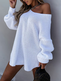 Stylish Women's Knit Denim Dress | Comfortable & Trendy-White-S-State of Style