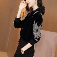 Stylish Women's Knitted Cardigan with Zipper | Warm & Trendy-Black-M-State of Style