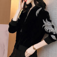 Stylish Women's Knitted Cardigan with Zipper | Warm & Trendy-Black-M-State of Style