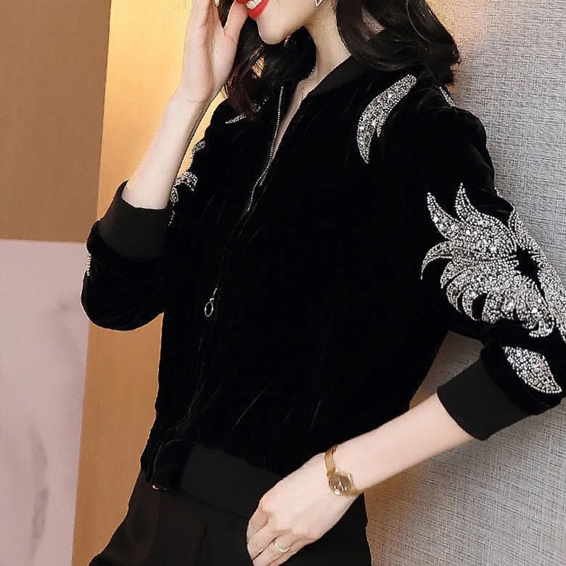 Stylish Women's Knitted Cardigan with Zipper | Warm & Trendy-Black-M-State of Style