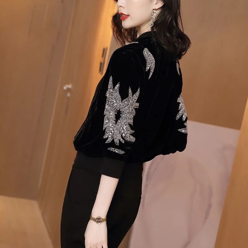 Stylish Women's Knitted Cardigan with Zipper | Warm & Trendy-Black-M-State of Style