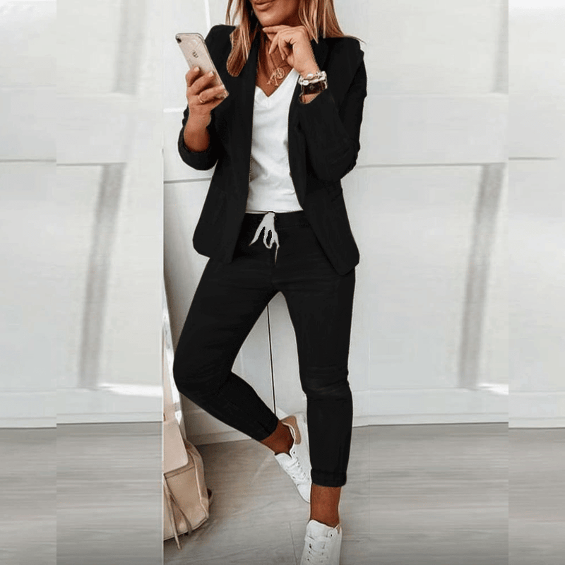 Stylish Women's Outfit - Sophia-Black-S-State of Style