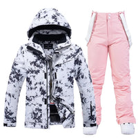 Stylish Women's Ski Suit - Aurora-Black/Pink-XS-State of Style
