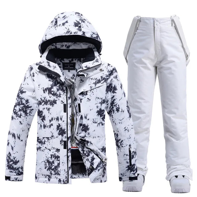Stylish Women's Ski Suit - Aurora-Black/White-XS-State of Style