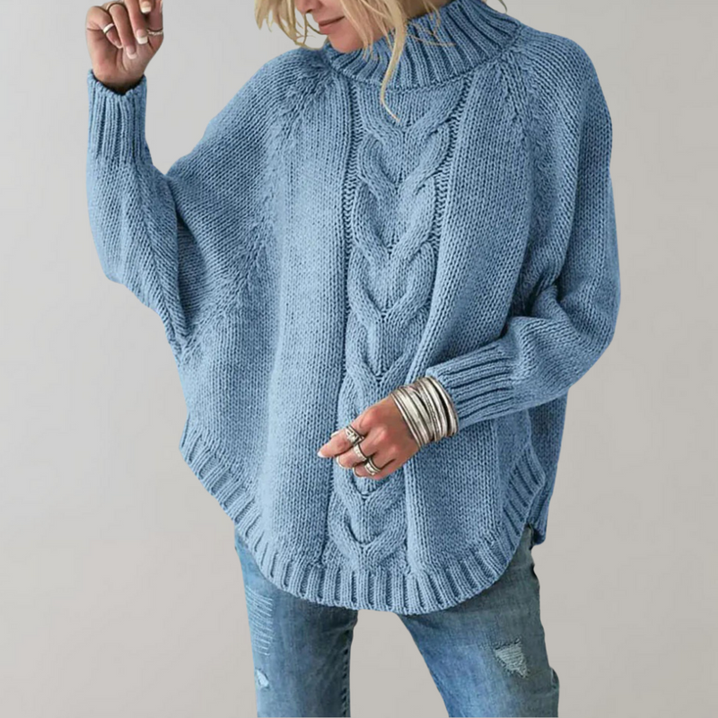 Stylish Women's Sweater - Celeste-Light Blue-S-State of Style