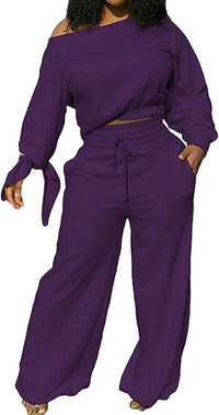 Stylish Women's Sweatsuit - Lola-Purple-S-State of Style