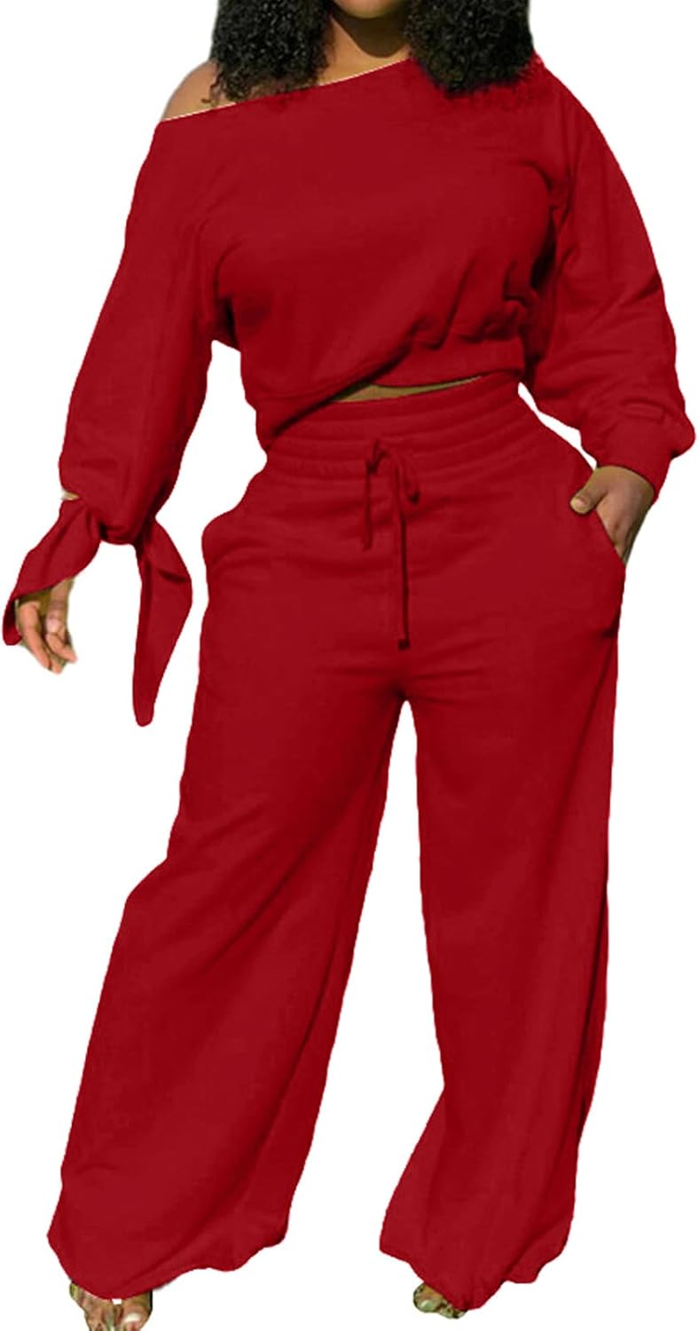 Stylish Women's Sweatsuit - Lola-Red-S-State of Style