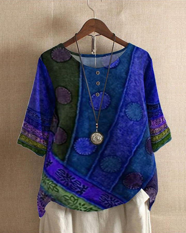 Stylish Women's Top - Eva-Blue-S-State of Style