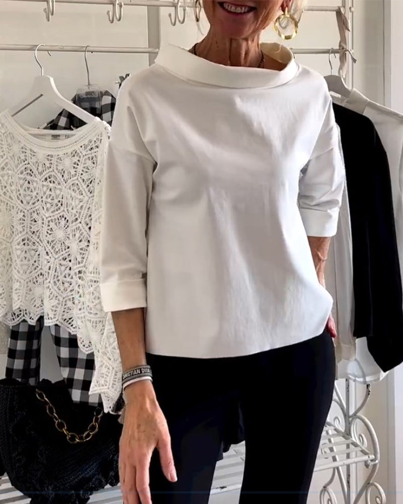 Stylish Women's Top - Livia-White-S-State of Style