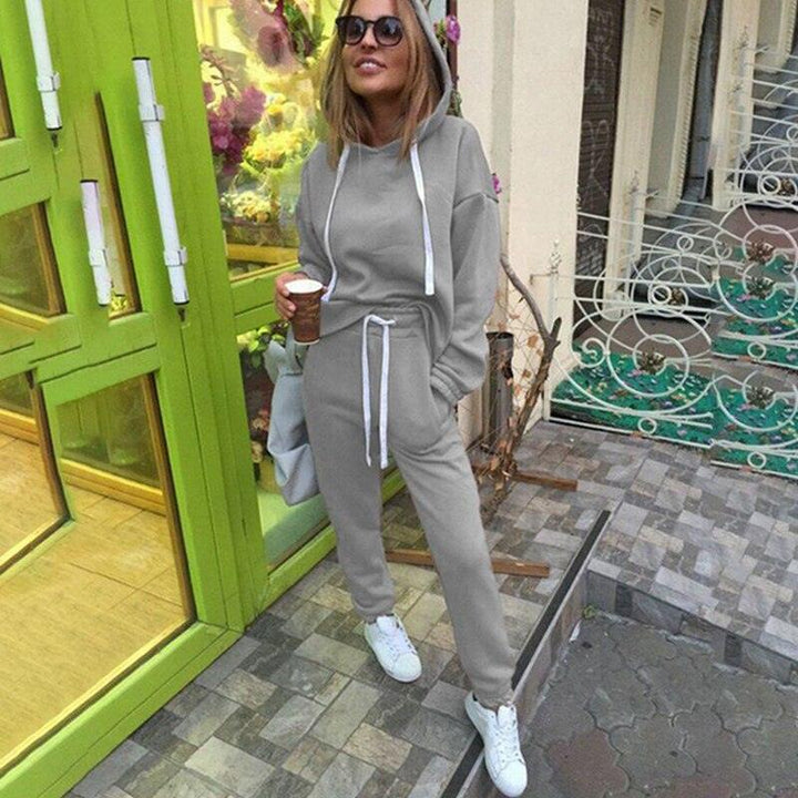 Stylish Women's Tracksuit | Comfortable & Trendy Activewear-Black-S-State of Style