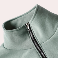 Stylish women's tracksuit with a pullover and zip - Rihanna-Pink-S-State of Style