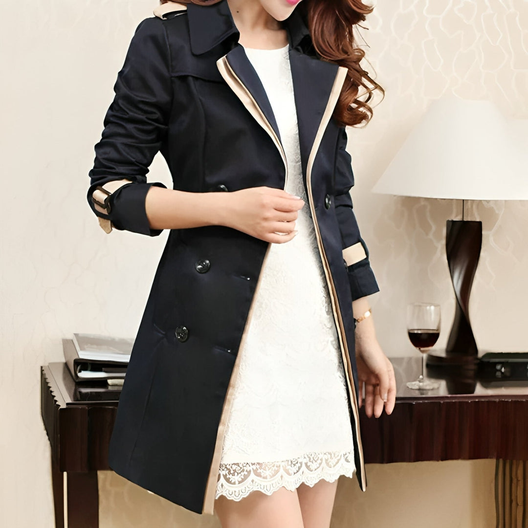 Stylish Women’s Trench Coat - Sophie-Khaki-S-State of Style