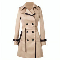 Stylish Women’s Trench Coat - Sophie-Khaki-S-State of Style
