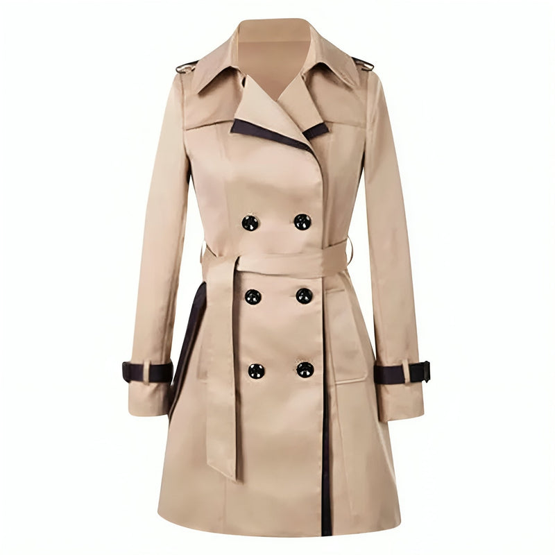 Stylish Women’s Trench Coat - Sophie-Khaki-S-State of Style