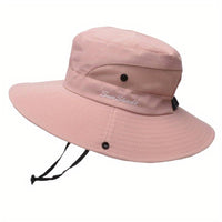 Stylish women's UV protection sun hat with a wide brim – Livia-Pure Pink-State of Style