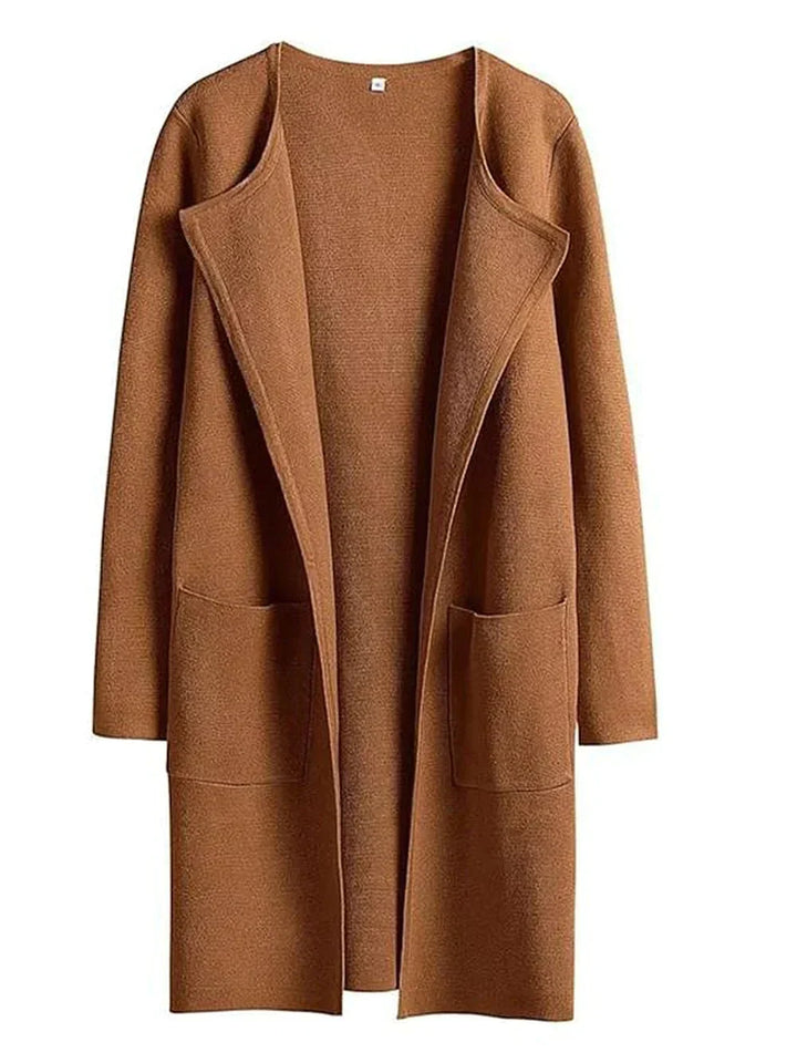 Stylish Women's Vest - Djamila-Caramel Brown-S (36)-State of Style