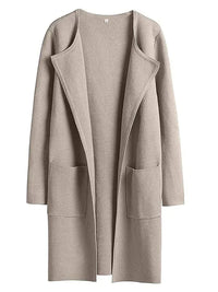 Stylish Women's Vest - Djamila-Grey Apricot-S (36)-State of Style