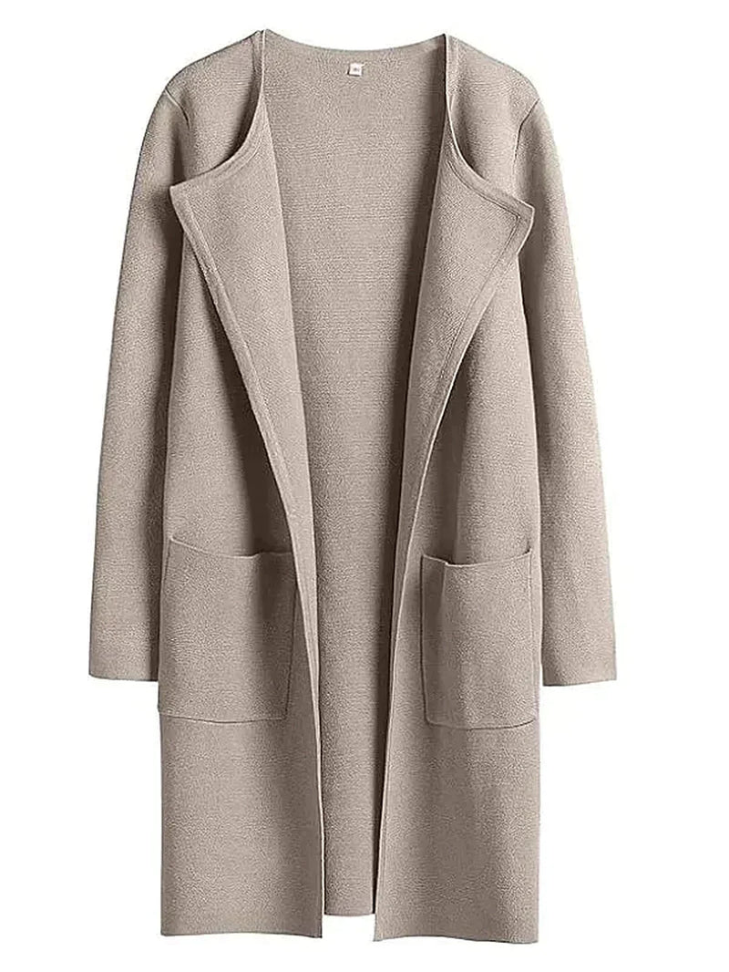 Stylish Women's Vest - Djamila-Grey Apricot-S (36)-State of Style