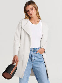Stylish Women's Vest - Djamila-White-S (36)-State of Style