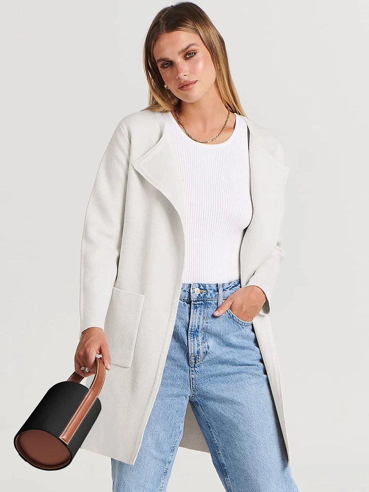 Stylish Women's Vest - Djamila-White-S (36)-State of Style