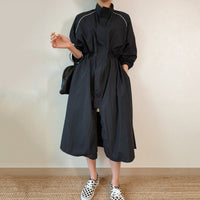 Stylish Women's Windbreaker Jacket | Waterproof and Lightweight-Black-One Size-State of Style