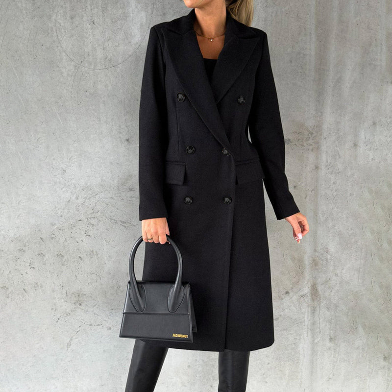 Stylish Women’s Winter Coat - Elara-Black-S-State of Style