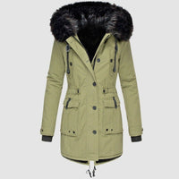 Stylish Women's Winter Coat - Elise-Green-S-State of Style