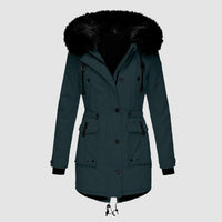 Stylish Women's Winter Coat - Elise-Mustard Yellow-S-State of Style