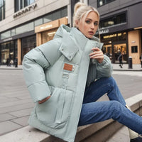 Stylish Women's Winter Coat - Mariette-Green-S-State of Style