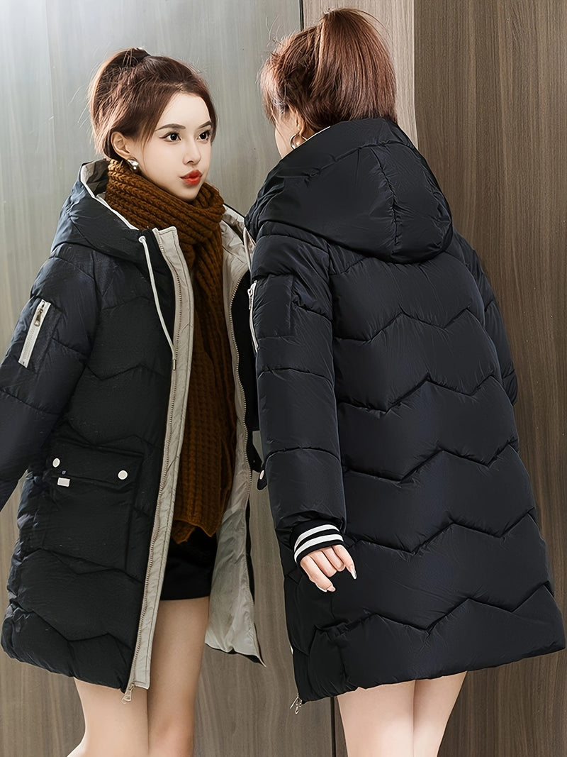 Stylish Women's Winter Jacket - Sophie-Black-S-State of Style