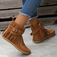 Stylish Women's Winter Shoes - Sienna-Beige-4-State of Style