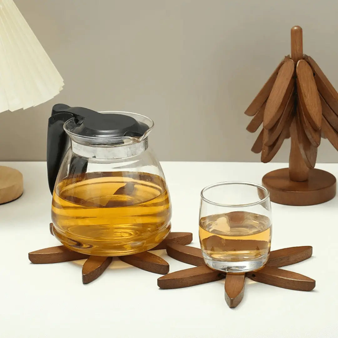 Stylish Wooden Coasters - NatureGuard-Ash-State of Style