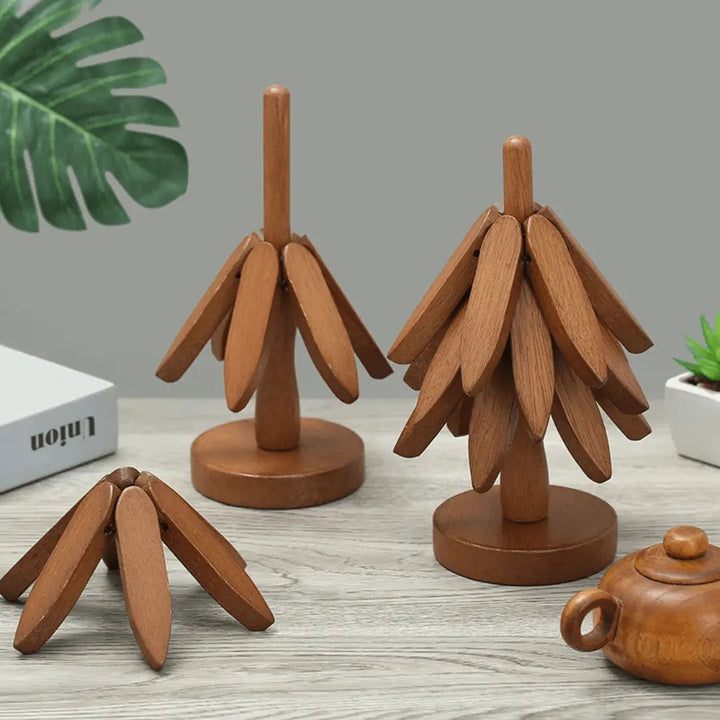Stylish Wooden Coasters - NatureGuard-Walnut-State of Style
