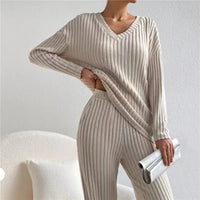 Stylish Yara 2-Piece Lounge Set | Comfort & Style Outfit-Apricot-S-State of Style
