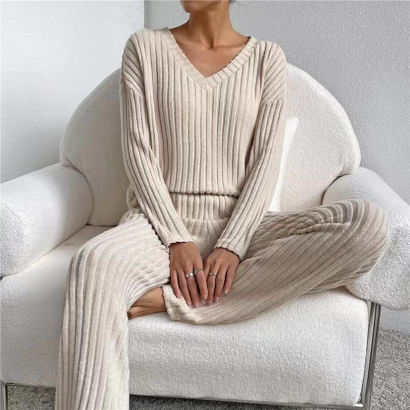 Stylish Yara 2-Piece Lounge Set | Comfort & Style Outfit-Apricot-S-State of Style