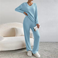 Stylish Yara 2-Piece Lounge Set | Comfort & Style Outfit-Sky Blue-S-State of Style