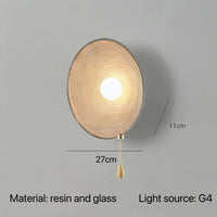Subtle Japanese Wall Lamp - ZenLight-Retro with Pull Cord-Warm White-State of Style