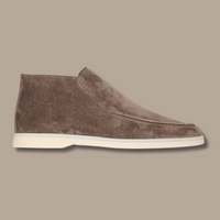 Suede Loafers - LuxeStride SpringFlair-Suede - Brown-6-State of Style
