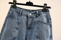 Summer Breeze Plus-Size Denim Shorts-Blue-2XL-State of Style