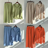 Summer Linen Set | Primavera Bella Casual Outfit-Green-S-State of Style