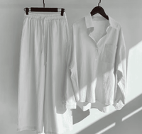 Summer Linen Set | Primavera Bella Casual Outfit-White-S-State of Style