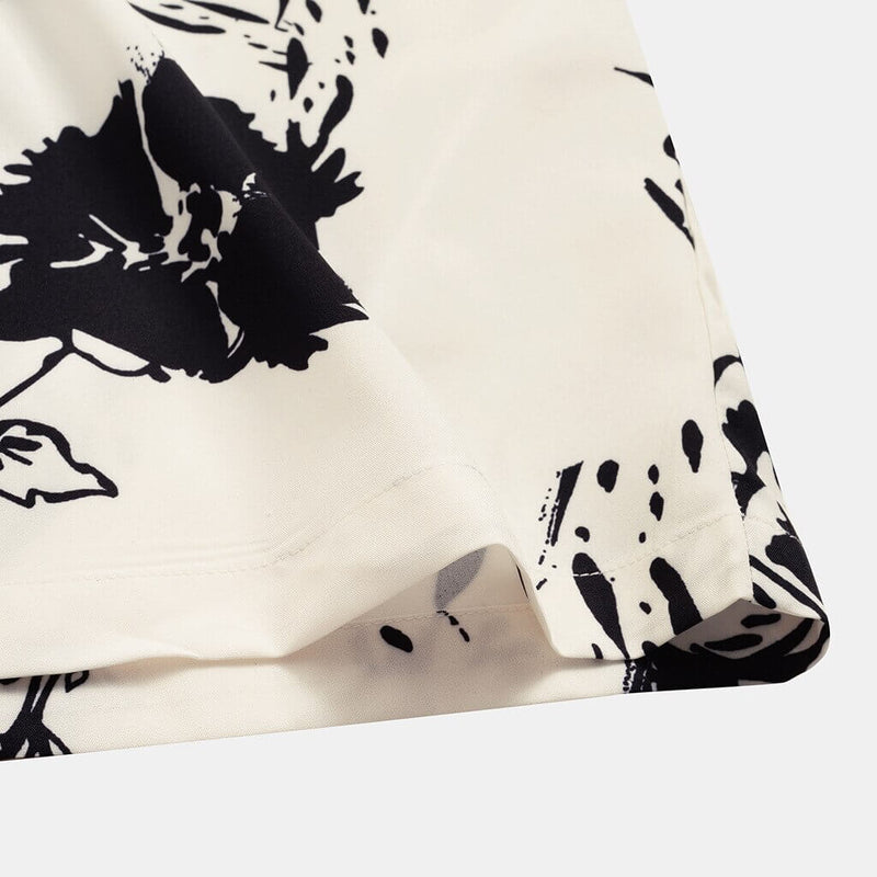 Summer shirt for men with tropical flair - AlohaVibes-Beige-M-State of Style