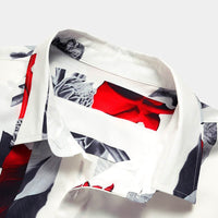 Summer shirt for men with tropical flair - AlohaVibes-Beige-M-State of Style