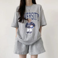 Summer Short Set for Women – Leni-Dark grey-S-State of Style