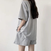 Summer Short Set for Women – Leni-Light grey-S-State of Style