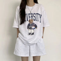 Summer Short Set for Women – Leni-Light grey-S-State of Style