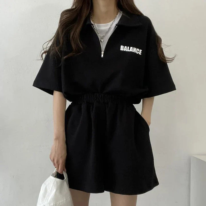 Summer two-piece for women - Yuna-Black-S-State of Style