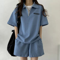 Summer two-piece for women - Yuna-Blue-S-State of Style