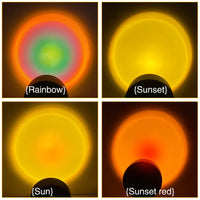 Sunset Lamp with 4 Colours - GlowSphere-Rainbow-State of Style